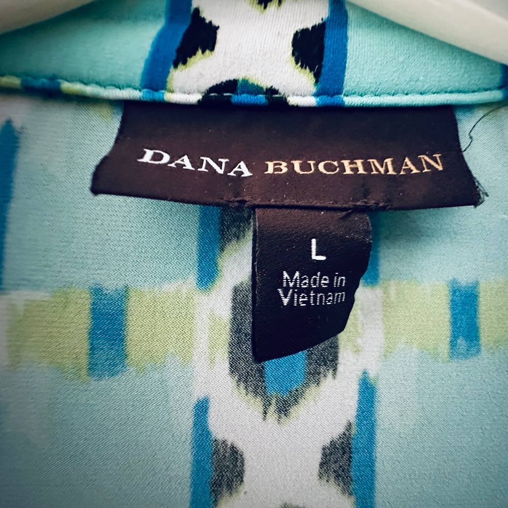 Blue Pattern Blouse - Picture 2 of 3